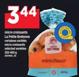 Maxi MICRO CROISSANTS LA PETITE BRETONNE | MICRO CROISSANTS, 320-400 G offer