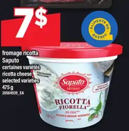 Maxi FROMAGE RICOTTA SAPUTO | RICOTTA CHEESE, 475 g offer