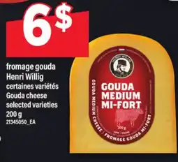 Maxi FROMAGE GOUDA HENRI WILLIG | GOUDA CHEESE, 200 g offer
