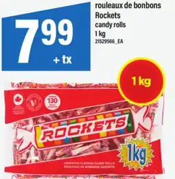 Maxi ROULEAUX DE BONBONS ROCKETS | CANDY ROLLS, 1 kg offer