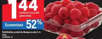 Maxi FRAMBOISES, 170 g offer
