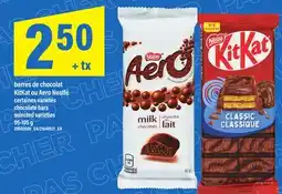 Maxi BARRES DE CHOCOLAT KITKAT OU AERO NESTLÉ, 95-105 g offer