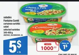 Maxi SALADES FONTAINE SANTÉ | SALAD, 340-400 G offer