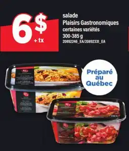 Maxi SALADE PLAISIRS GASTRONOMIQUES, 300-385 G offer