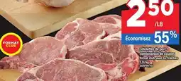 Maxi CÔTELETTES DE PORC, COMBINAISON DE COUPES offer