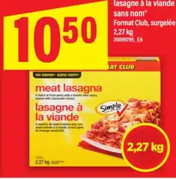 Maxi LASAGNE À LA VIANDE SANS NOM , 2,27 KG offer