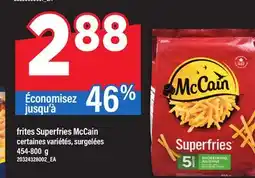 Maxi FRITES SUPERFRIES MCCAIN, 454-800 g offer