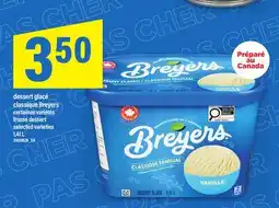 Maxi DESSERT GLACÉ CLASSIQUE BREYERS | FROZEN DESSERT, 1,41 L offer