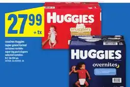 Maxi COUCHES HUGGIES SUPER GRAND FORMAT | SUPER BIG PACK DIAPERS, N-7, 36-104 UN offer