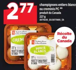 Maxi CHAMPIGNONS ENTIERS BLANCS OU CREMINIS PC, 227 g offer
