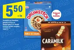 Maxi DRUMSTICK OU FRIANDISES GLACÉES 4-10 UN. OU DESSERT GLACÉ 1,5 L NESTLÉ offer