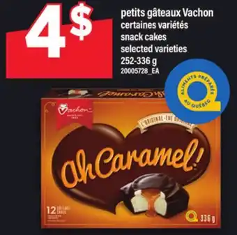 Maxi PETITS GÂTEAUX VACHON | SNACK CAKES, 252-336 g offer