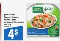 Maxi PLATS CUISINÉS GOURMET STEAMERS HEALTHY CHOICE, 259-306 G offer