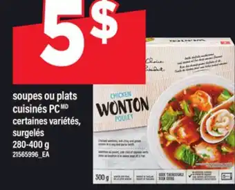 Maxi SOUPES OU PLATS CUISINÉS PC, 280-400 G offer