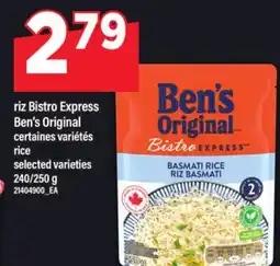 Maxi RIZ BISTRO EXPRESS BEN'S ORIGINAL | RICE, 240/250 g offer