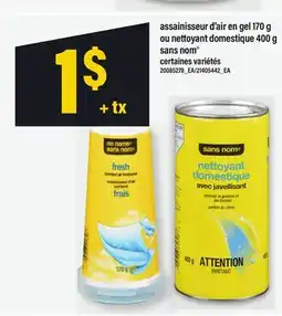 Maxi ASSAINISSEUR D'AIR EN GEL 170 G OU NETTOYANT DOMESTIQUE 400 G SANS NOM offer