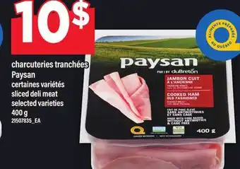 Maxi CHARCUTERIES TRANCHÉES PAYSAN | SLICED DELI MEAT, 400 G offer