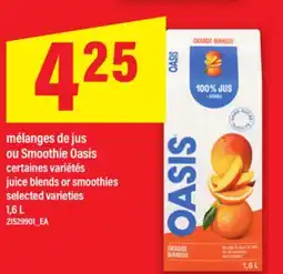 Maxi MÉLANGES DE JUS OU SMOOTHIE OASIS | JUICE BLENDS OR SMOOTHIES, 1.6 L offer