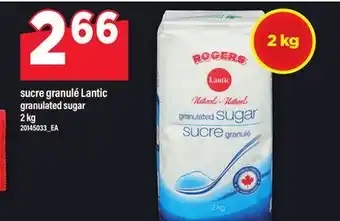 Maxi SUCRE GRANULÉ LANTIC | GRANULATED SUGAR, 2 kg offer