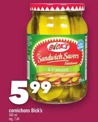 Marche Ami CORNICHONS BICK'S offer