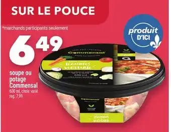 Marche Ami seulement soupe ou potage Commensal offer