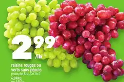 Marche Ami RAISINS ROUGES OU VERTS SANS PÉPINS offer