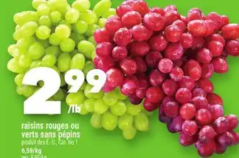 Marche Ami RAISINS ROUGES OU VERTS SANS PÉPINS offer