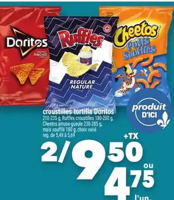 Marche Ami CROUSTILLES TORTILLA DORITOS offer