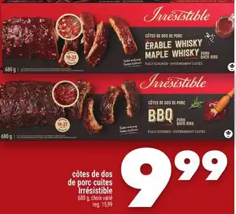 Marche Ami CÔTES DE DOS DE PORC CUITES IRRÉSISTIBLE offer