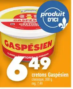 Marche Ami CRETONS GASPÉSIEN offer