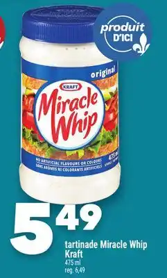 Marche Ami TARTINADE MIRACLE WHIP KRAFT offer