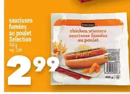 Marche Ami SAUCISSES FUMÉES AU POULET SELECTION offer