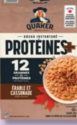 IGA QUAKER PROTÉINES+ CEREAL, OR INSTANT OATMEAL offer