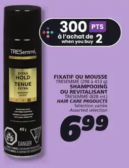 IGA TRESEMMÉ HAIR CARE PRODUCTS offer