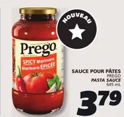 IGA PREGO PASTA SAUCE offer