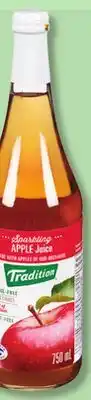 IGA TRADITION SPARKLING FRUIT JUICE OR LEMONADE offer