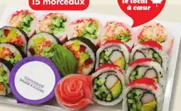 IGA ASSORTED 15-SUSHI TRAY offer