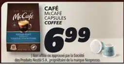 IGA McCAFÉ CAPSULES COFFEE offer