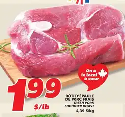 IGA FRESH PORK SHOULDER ROAST offer