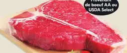 IGA T-BONE OR WING STEAK offer