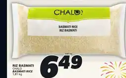 IGA CHALO BASMATI RICE offer