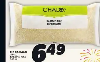 IGA CHALO BASMATI RICE offer
