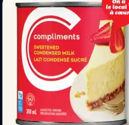 IGA COMPLIMENTS SWEETENED CONDENSED MILK offer