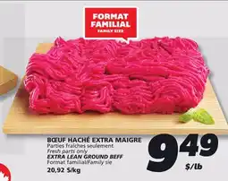 IGA EXTRA LEAN GROUND BEFF offer