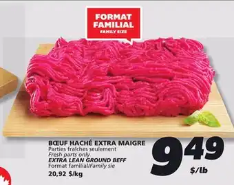 IGA EXTRA LEAN GROUND BEFF offer