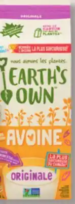 IGA EARTH'S OWN PLANT-BASED BEVERAGE offer