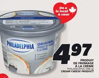 IGA PHILADELPHIA CREAM CHEESE PRODUCT offer