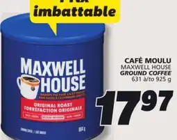 IGA MAXWELL HOUSE GROUND COFFEE offer