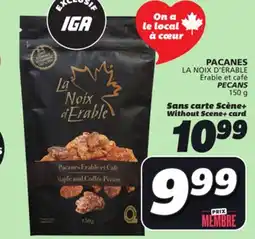 IGA LA NOIX D'ÉRABLE PECANS offer