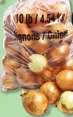 IGA YELLOW ONIONS offer